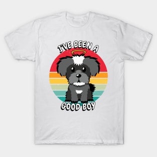 Cute schnauzer dog is a good boy T-Shirt